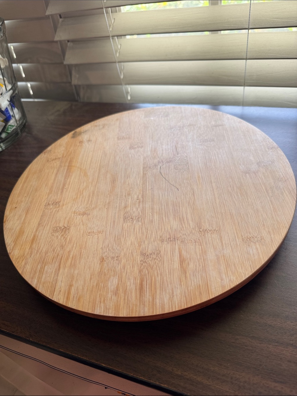 Wooden Lazy Susan, 14”
